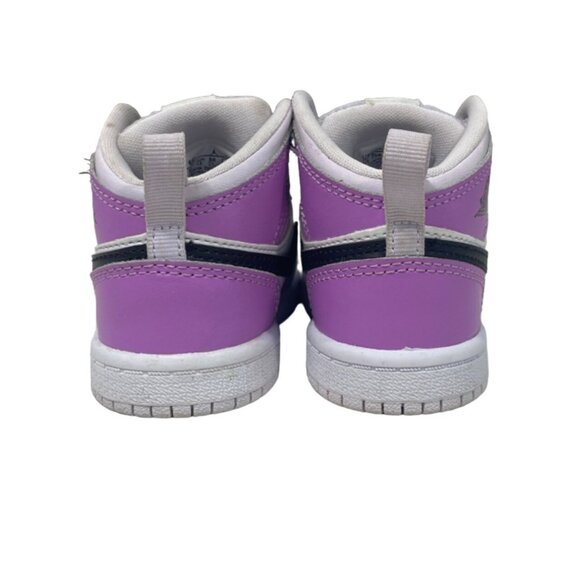 Nike Air Jordan 1Mid ALT TD 'Barely Grape' Infant Purple Sz 6C - Picture 5 of 8